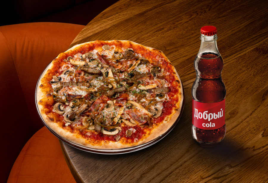 Барбекю 28 см + Добрый кола 0,25 л