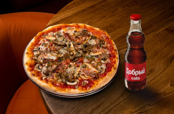 Барбекю 28 см + Добрый кола 0,25 л